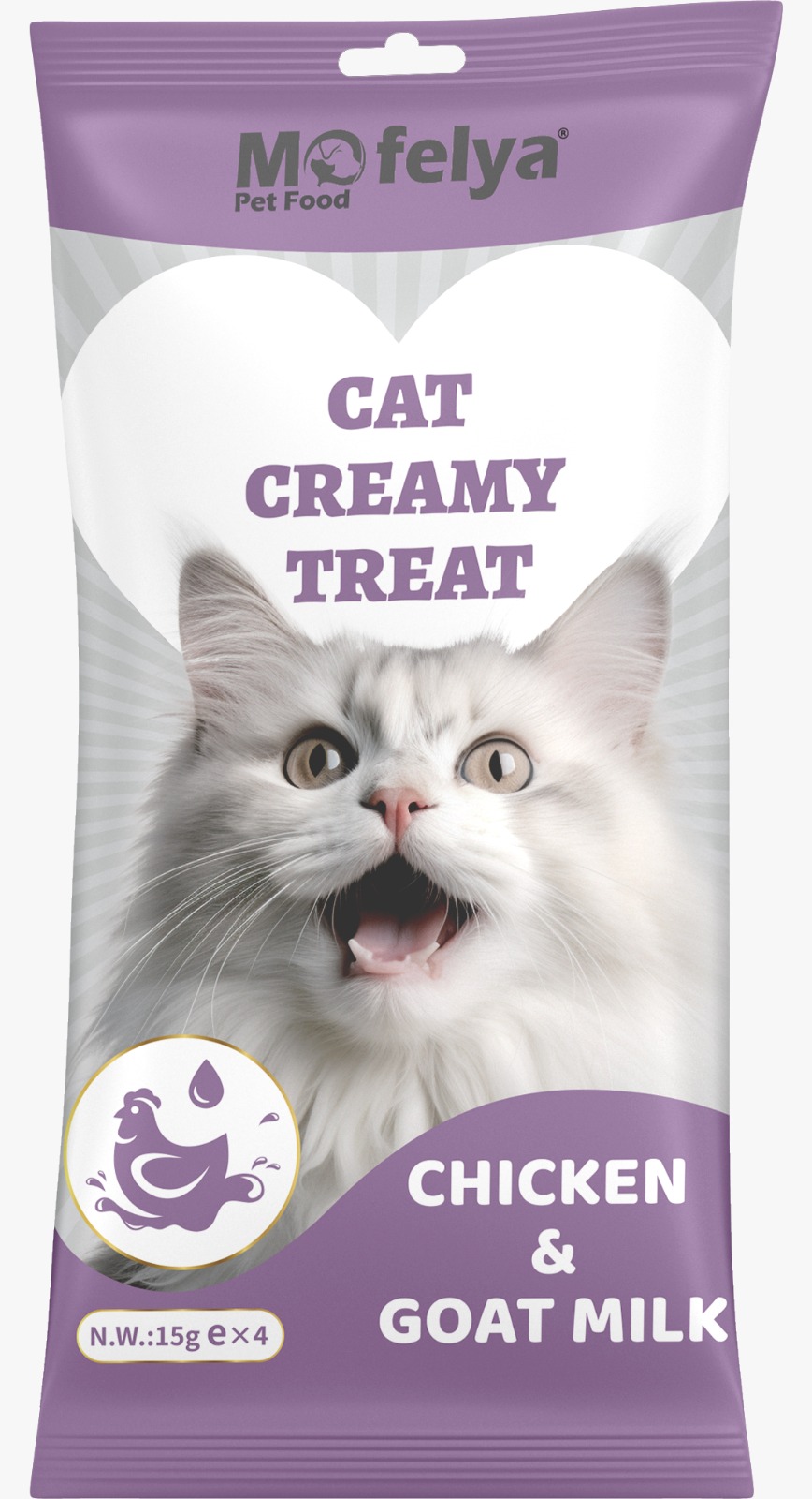 Mofelya Cat Creamy Treats - Chicken and Goat Milk