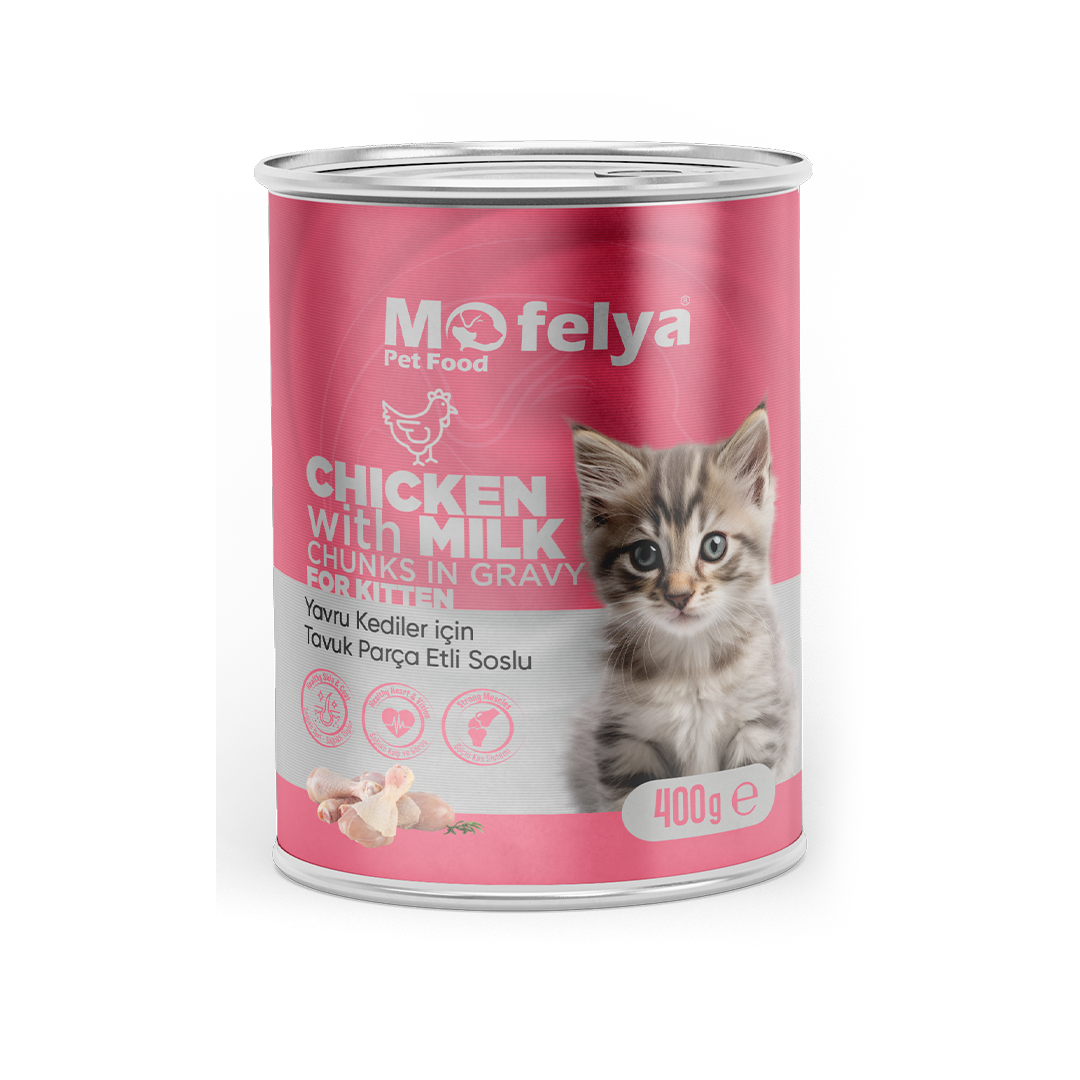 Mofelya kitten wet food - Chicken with Milk